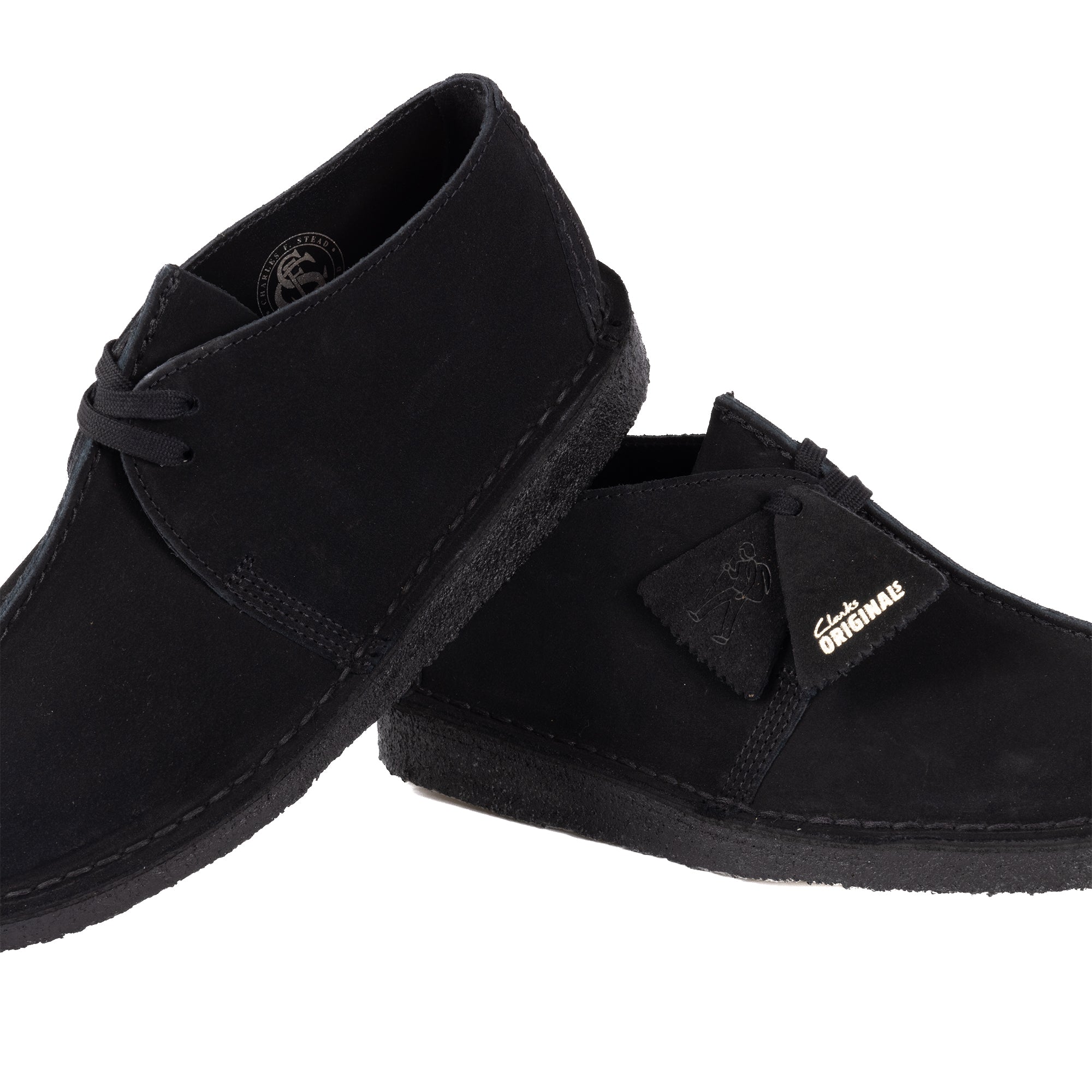 Clarks Originals Desert Trek Black Suede