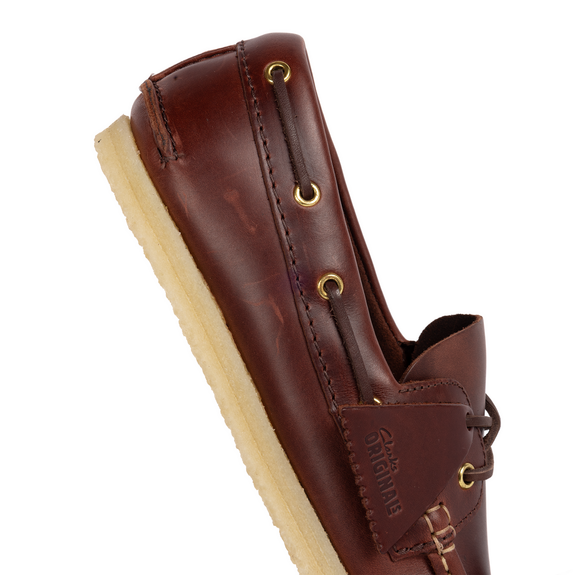 Clarks Originals Godney Boat British Tan Leather 26186503