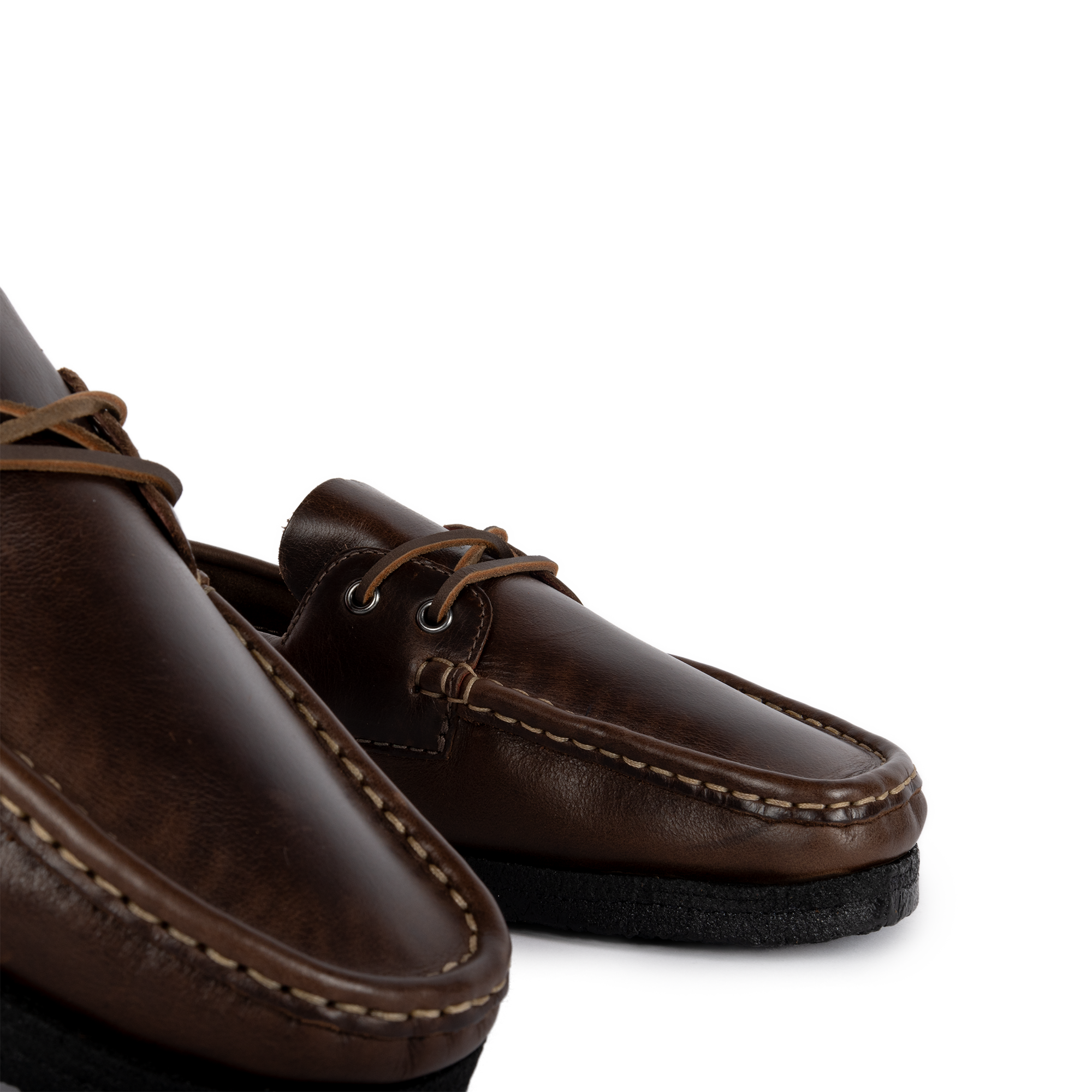 Clarks Originals Godney Boat Brown Leather 26185683