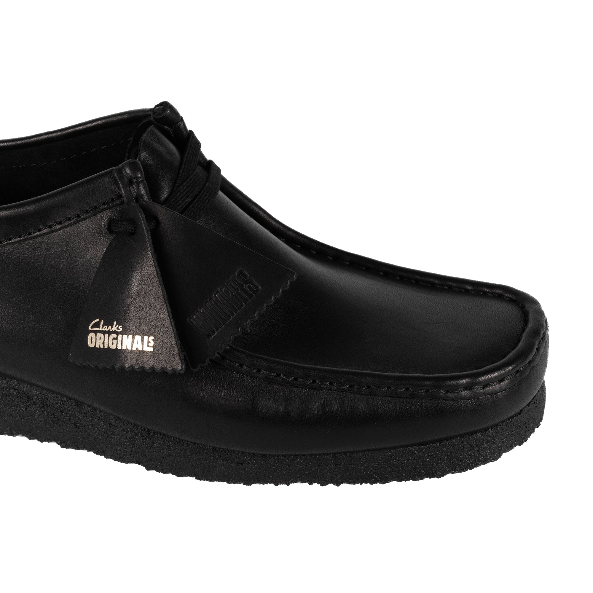 Clarks Originals Wallabee Black Leather
