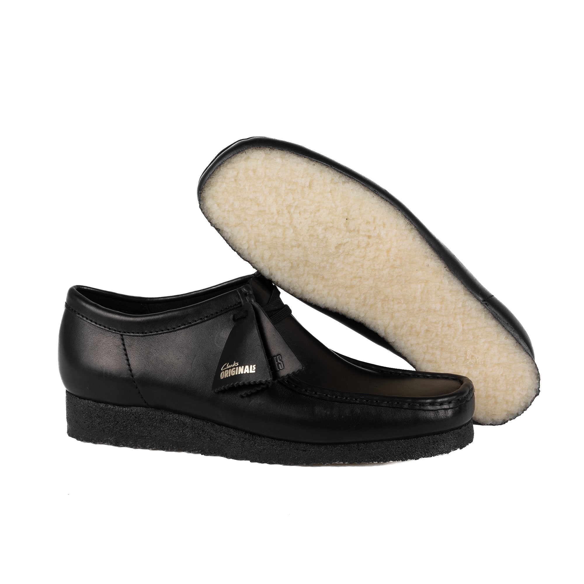 Clarks Originals Wallabee Black Leather