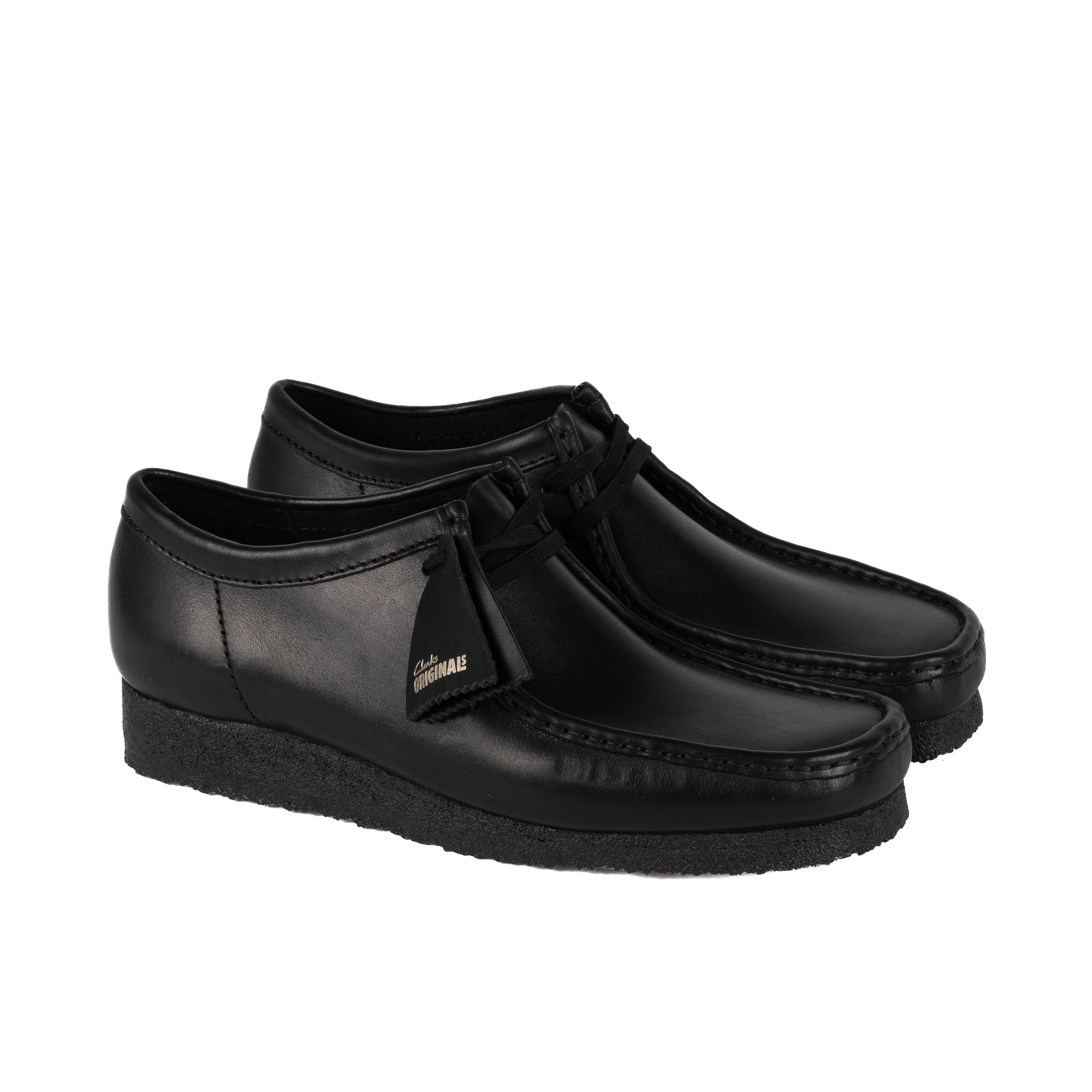 Clarks Originals Wallabee Black Leather