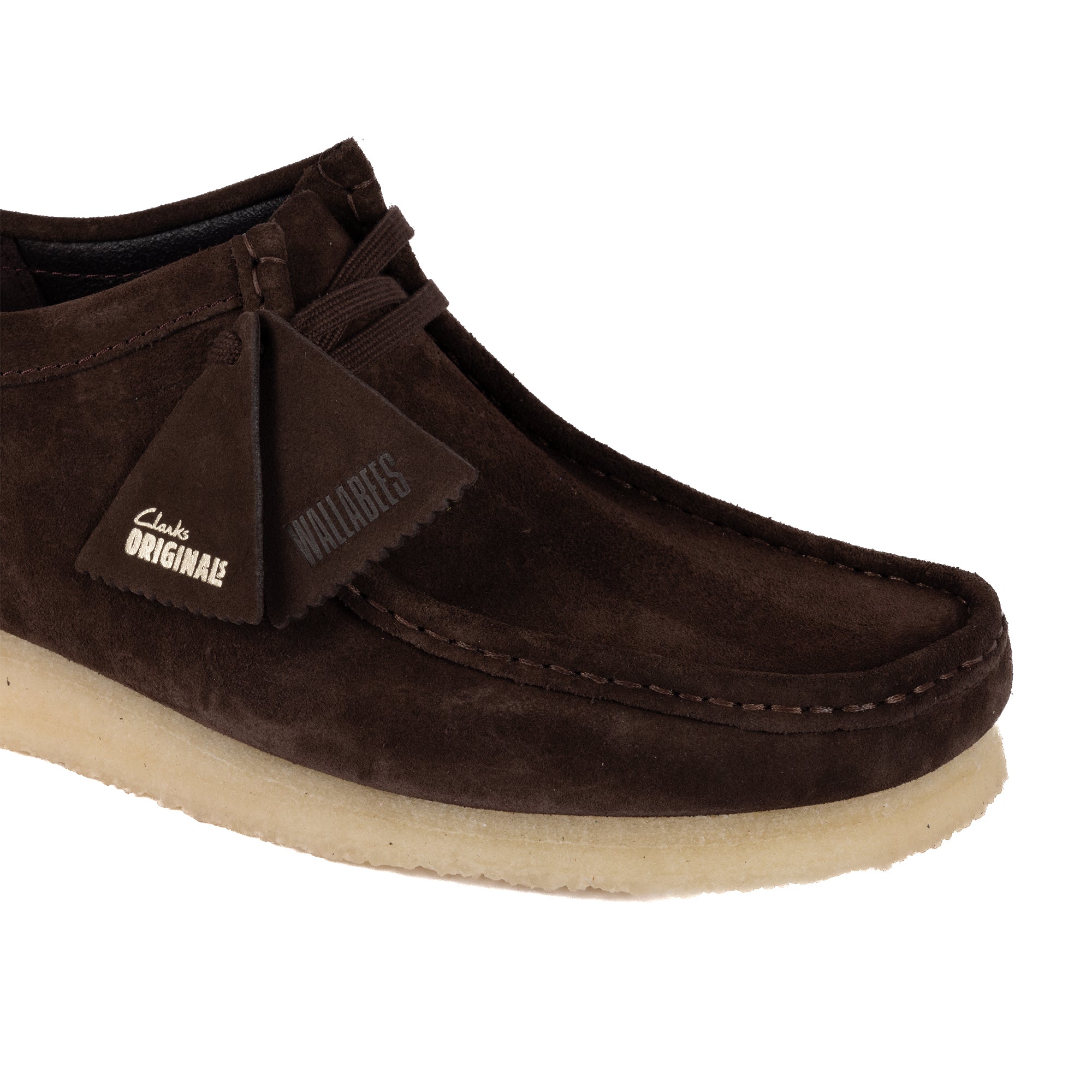 Clarks Originals Wallabee Dark Brown Suede