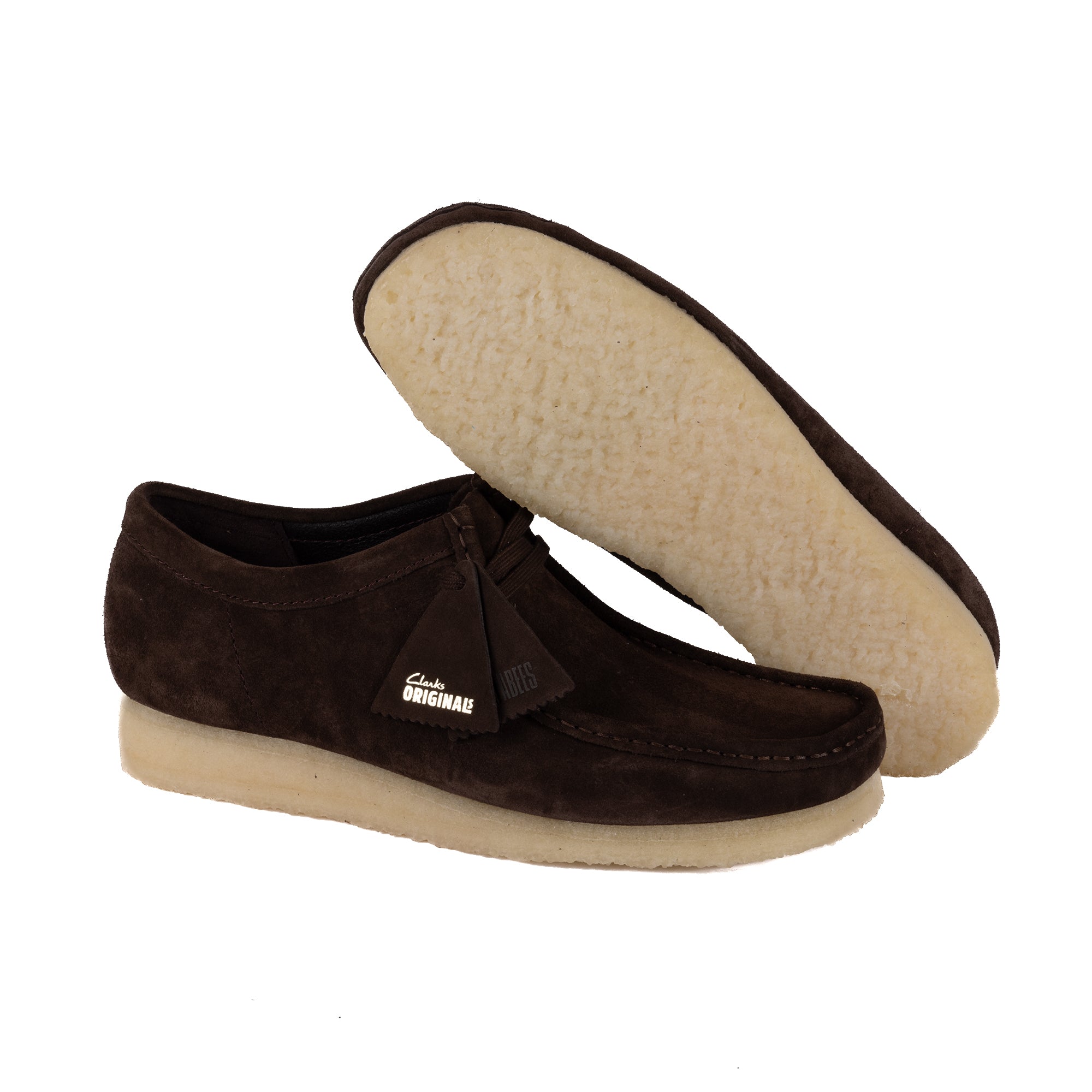 Clarks Originals Wallabee Dark Brown Suede