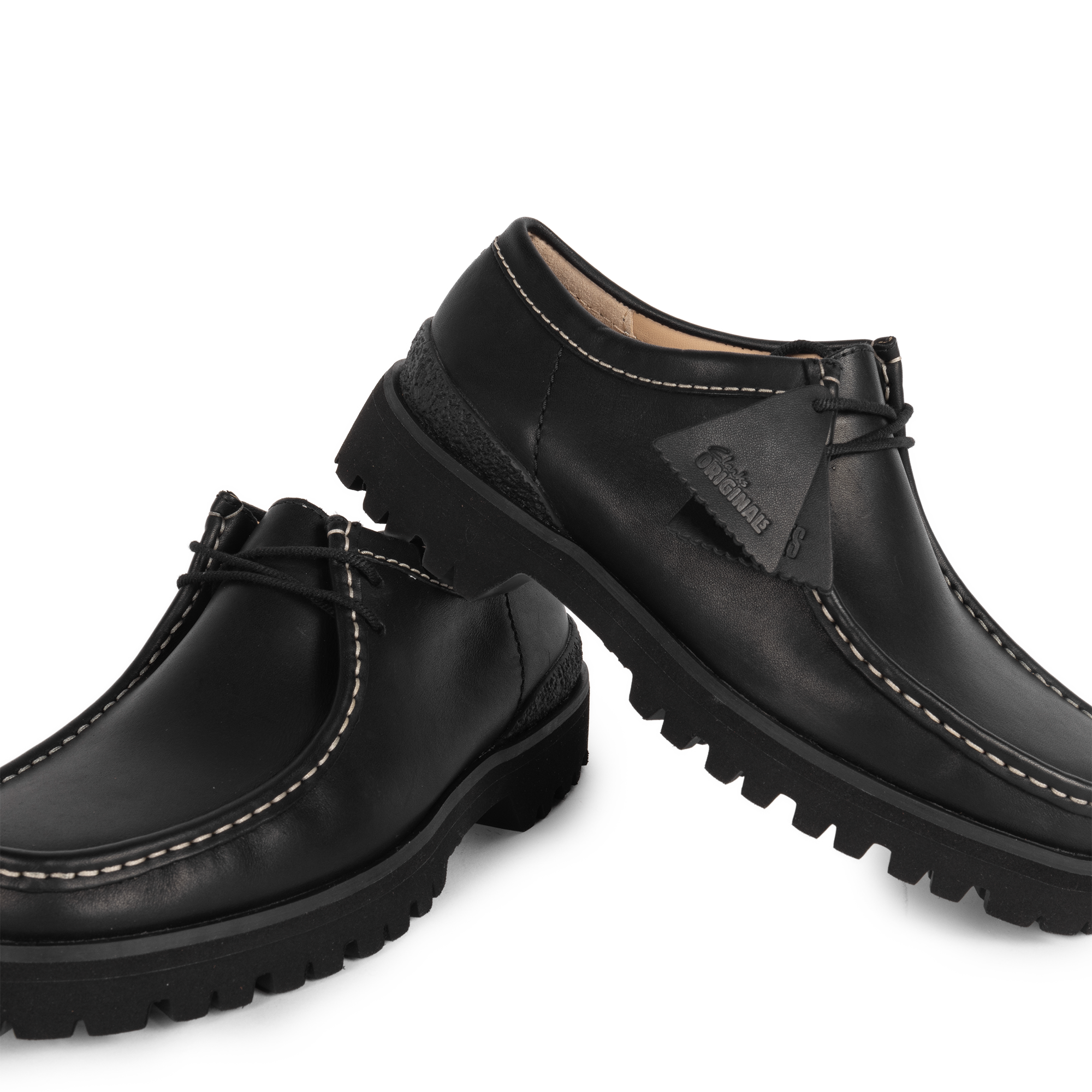 Clarks Originals Wallabee Yukoner Black Leather 26185676