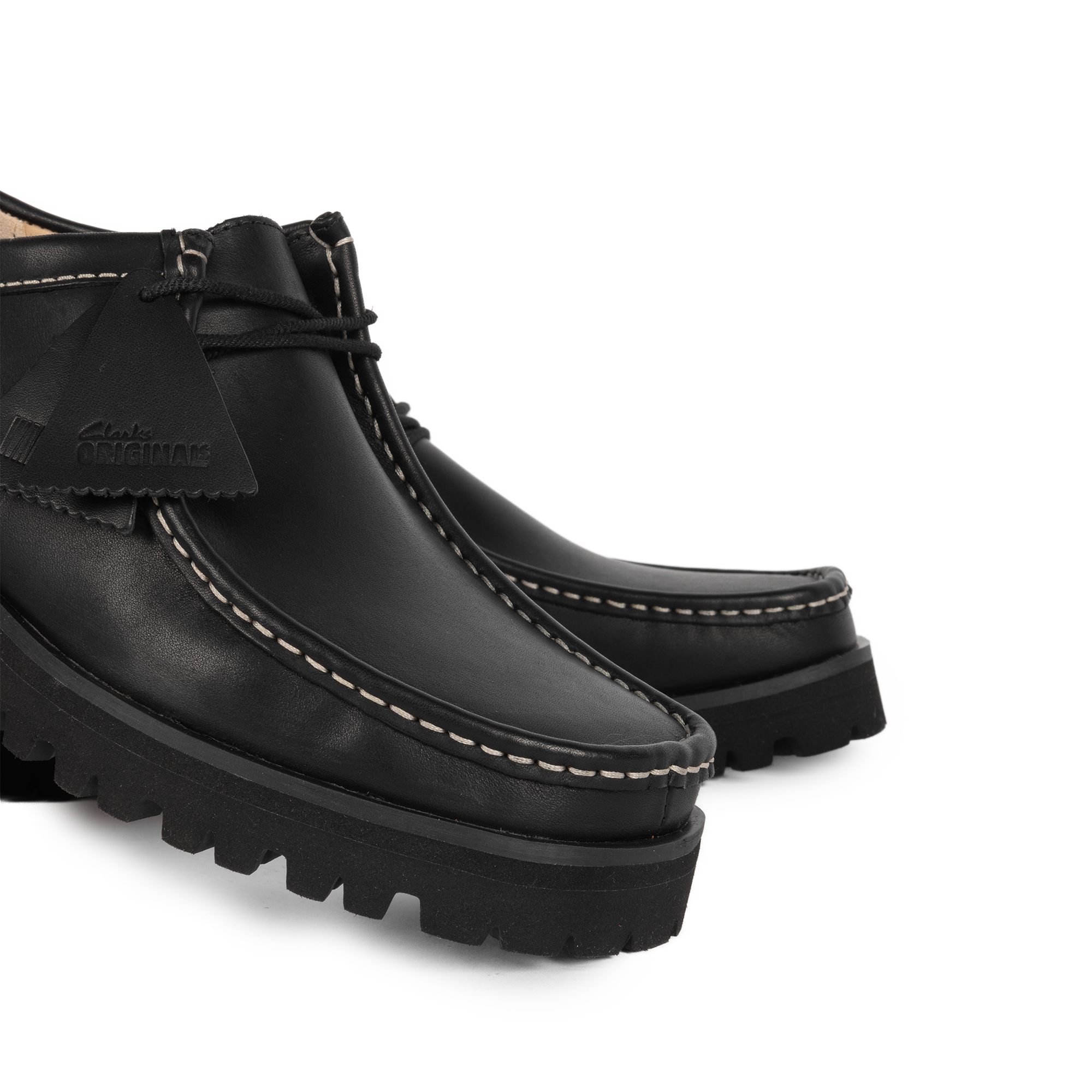 Clarks Originals Wallabee Yukoner Black Leather 26185676