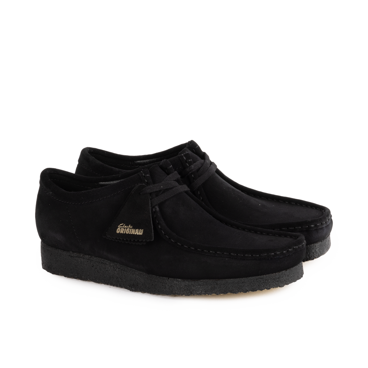 Clarks Originals Wallabee Black Suede 26188315