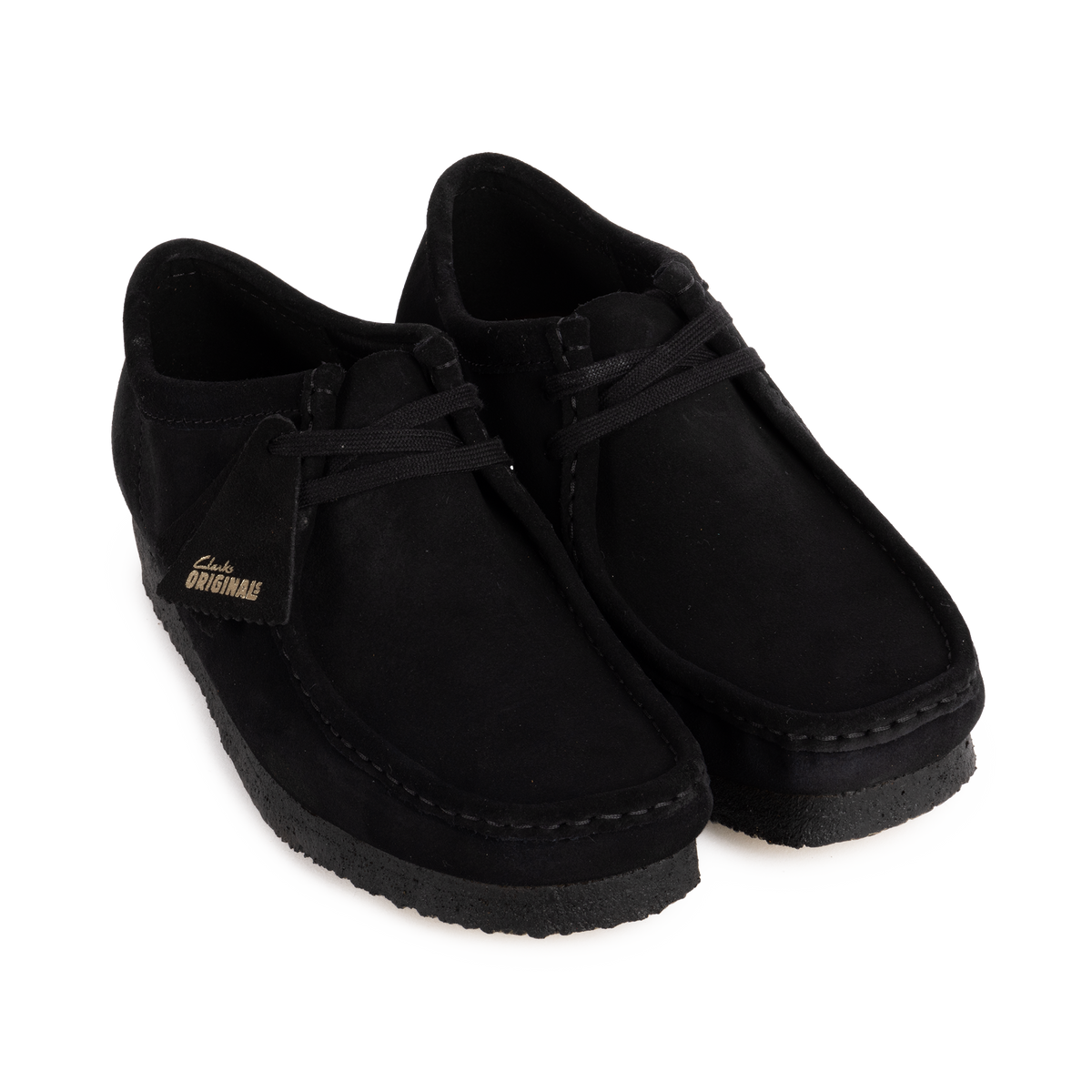Clarks Originals Wallabee Black Suede 26188315