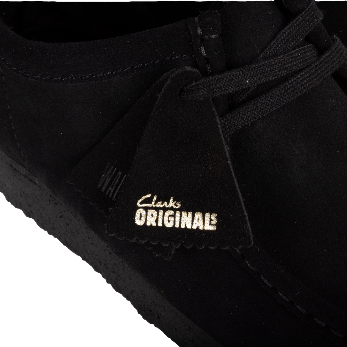Clarks Originals Wallabee Black Suede 26188315