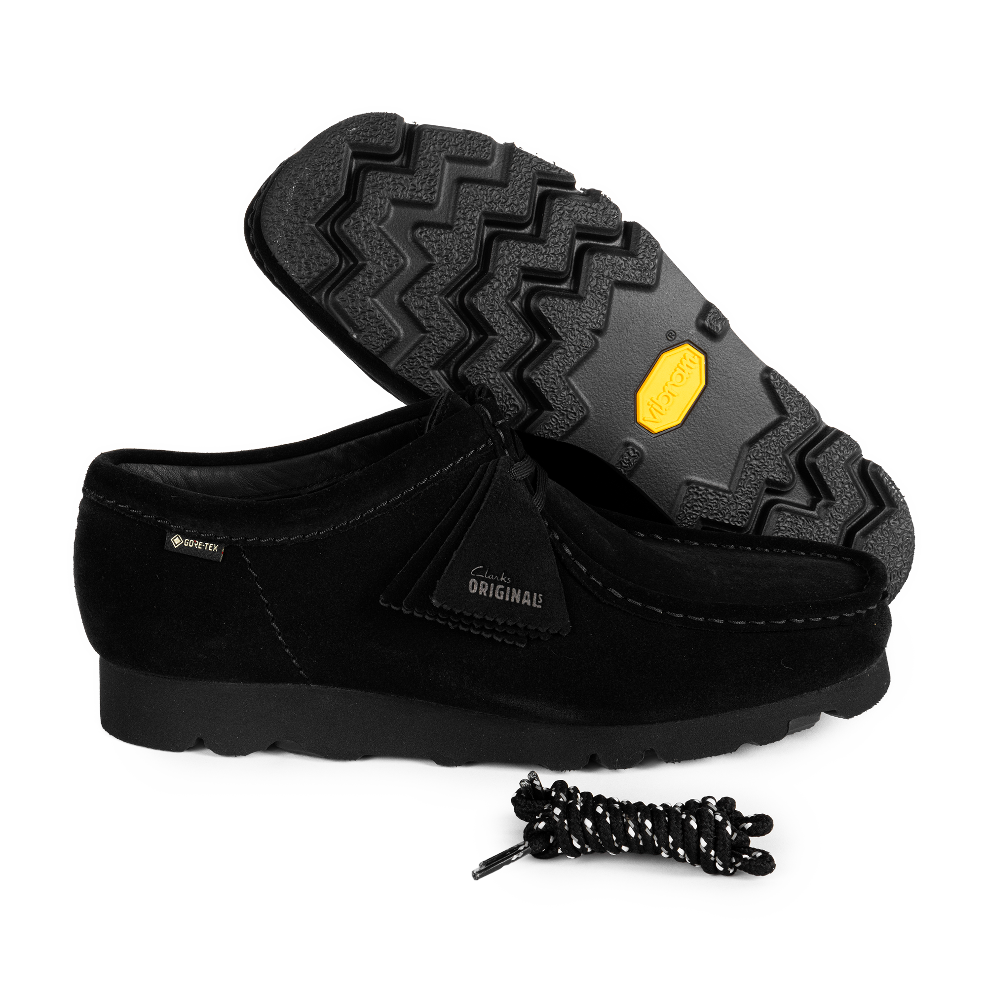 Clarks Originals Wallabee GTX Black Suede 26179251