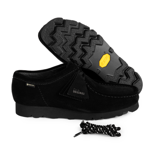 Clarks Originals Wallabee GTX Black Suede 26179251