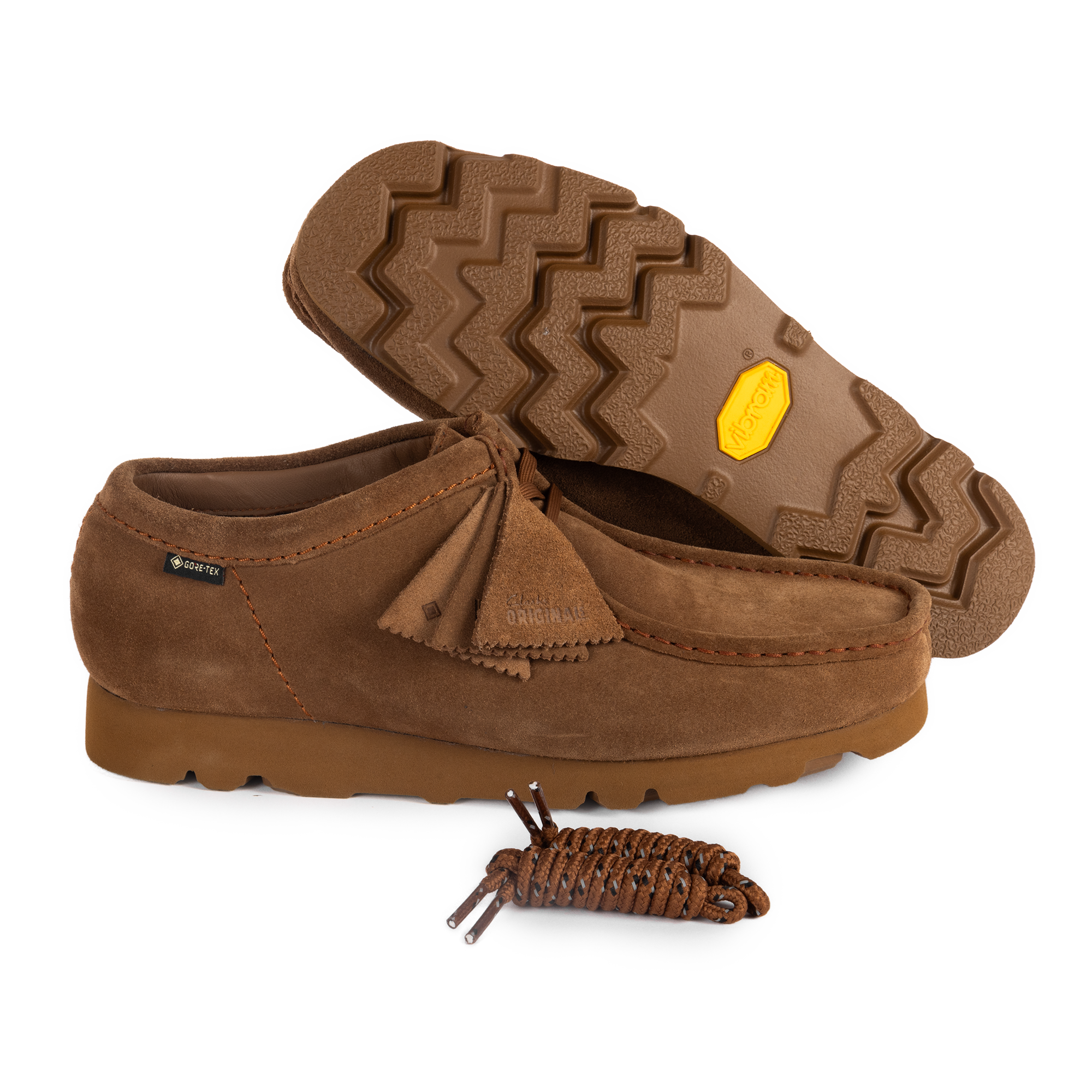 Clarks Originals Wallabee GTX Cola Suede 26185542