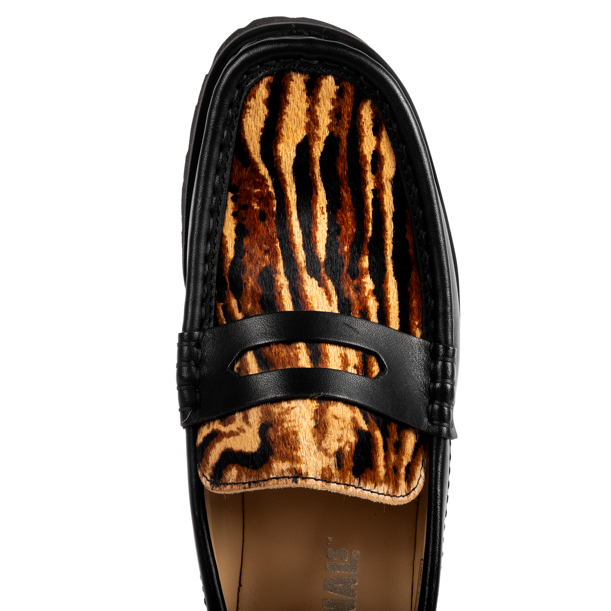 Clarks Originals Women's Yukoner Penny Black Animal Print 26186570