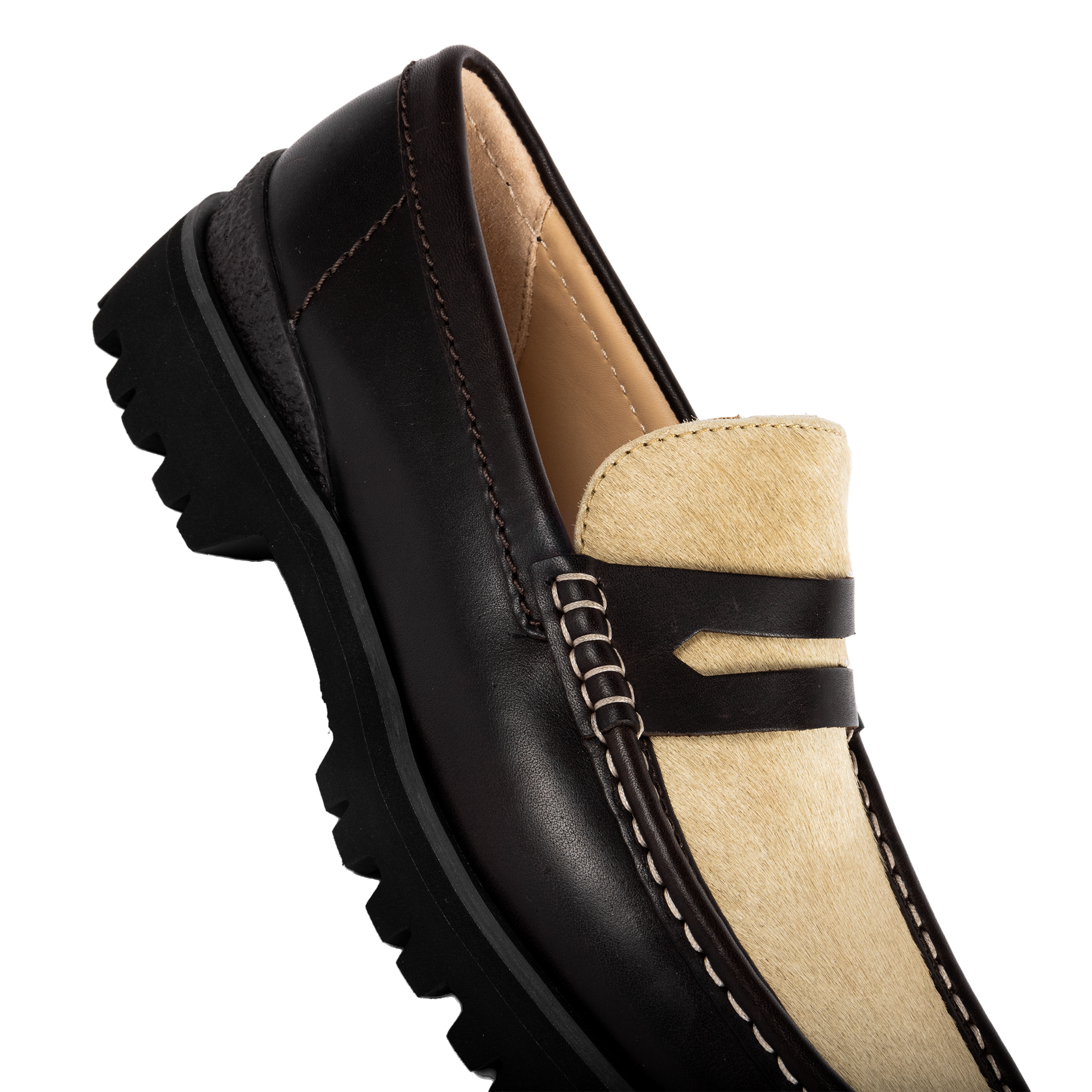 Clarks Originals Yukoner Penny Brown Combi Leather 26185708