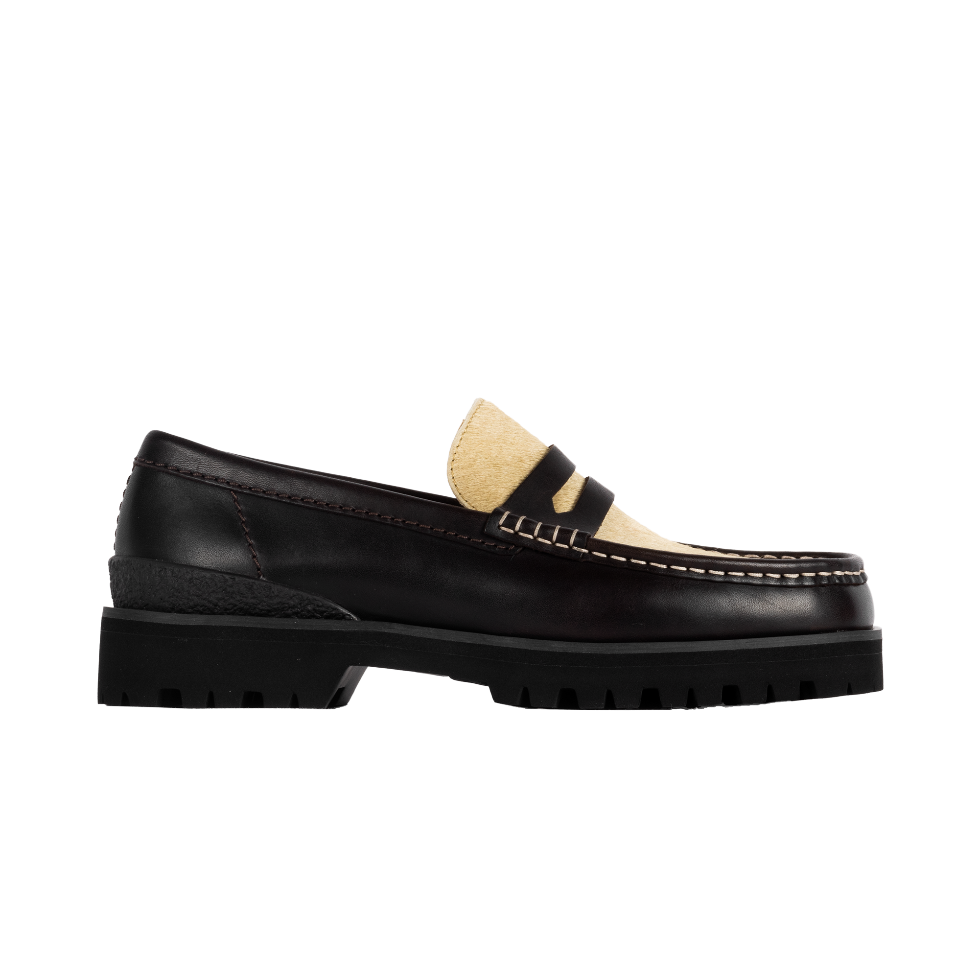 Clarks Originals Yukoner Penny Brown Combi Leather 26185708