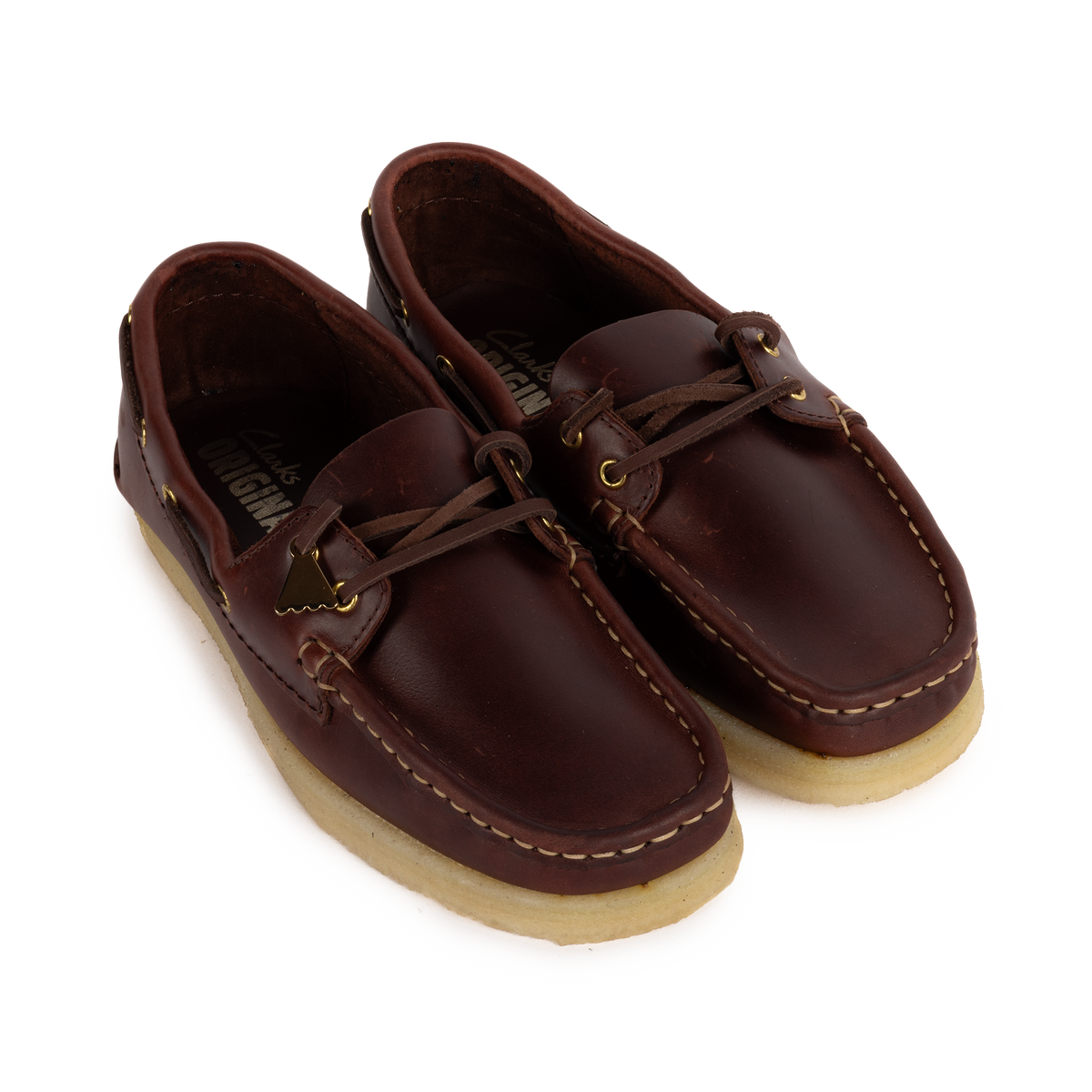 Clarks Originals Women's Godney Boat British Tan Leather 26185687