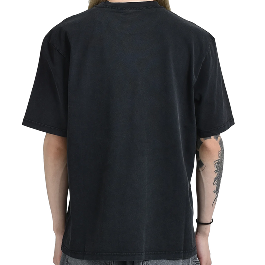 Martine Rose Classic T-Shirt Black Washed Black Rose Outline
