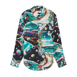 Martine Rose Classic Shirt Space Green Turquoise