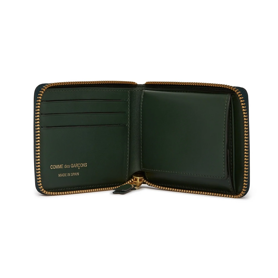 COMME des GARCONS WALLET Classic Line Bottle Green SA7100