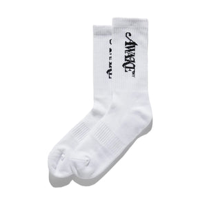 Awake NY Classic Logo Socks White