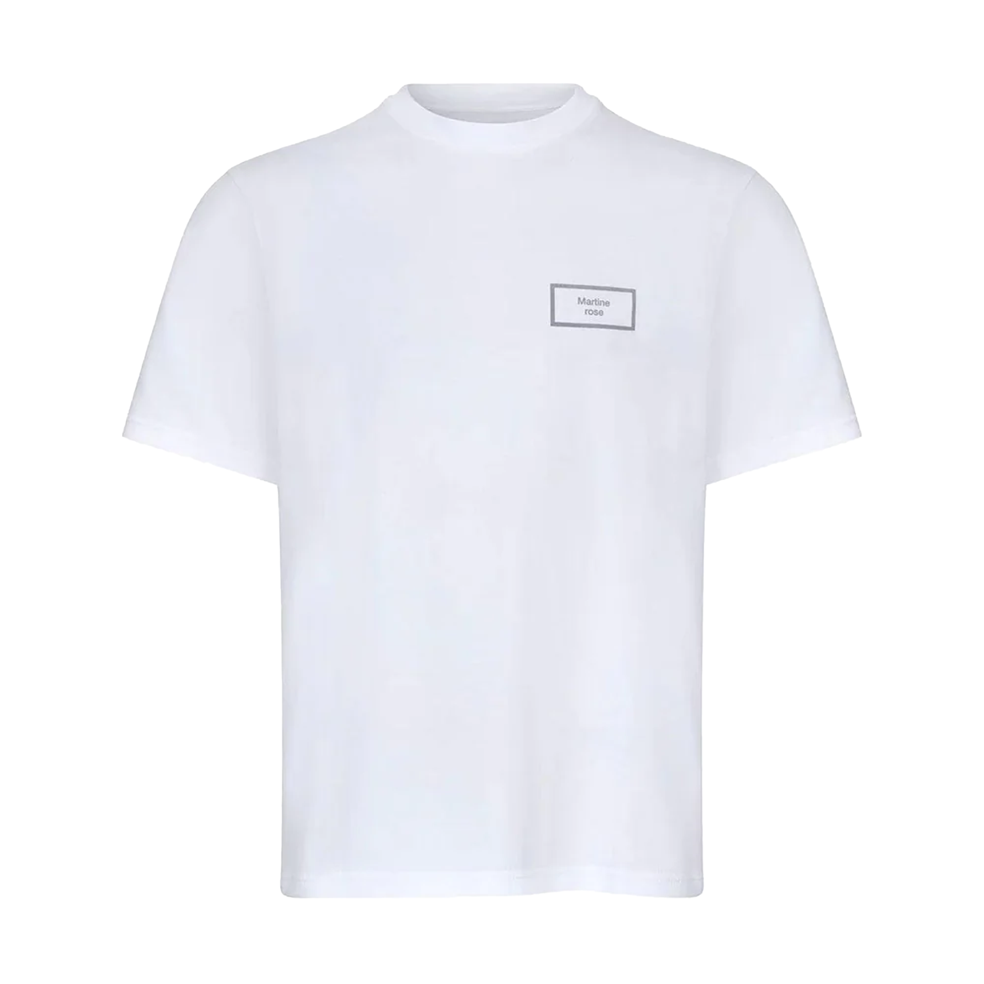 Martine Rose Classic T-Shirt Box Logo White