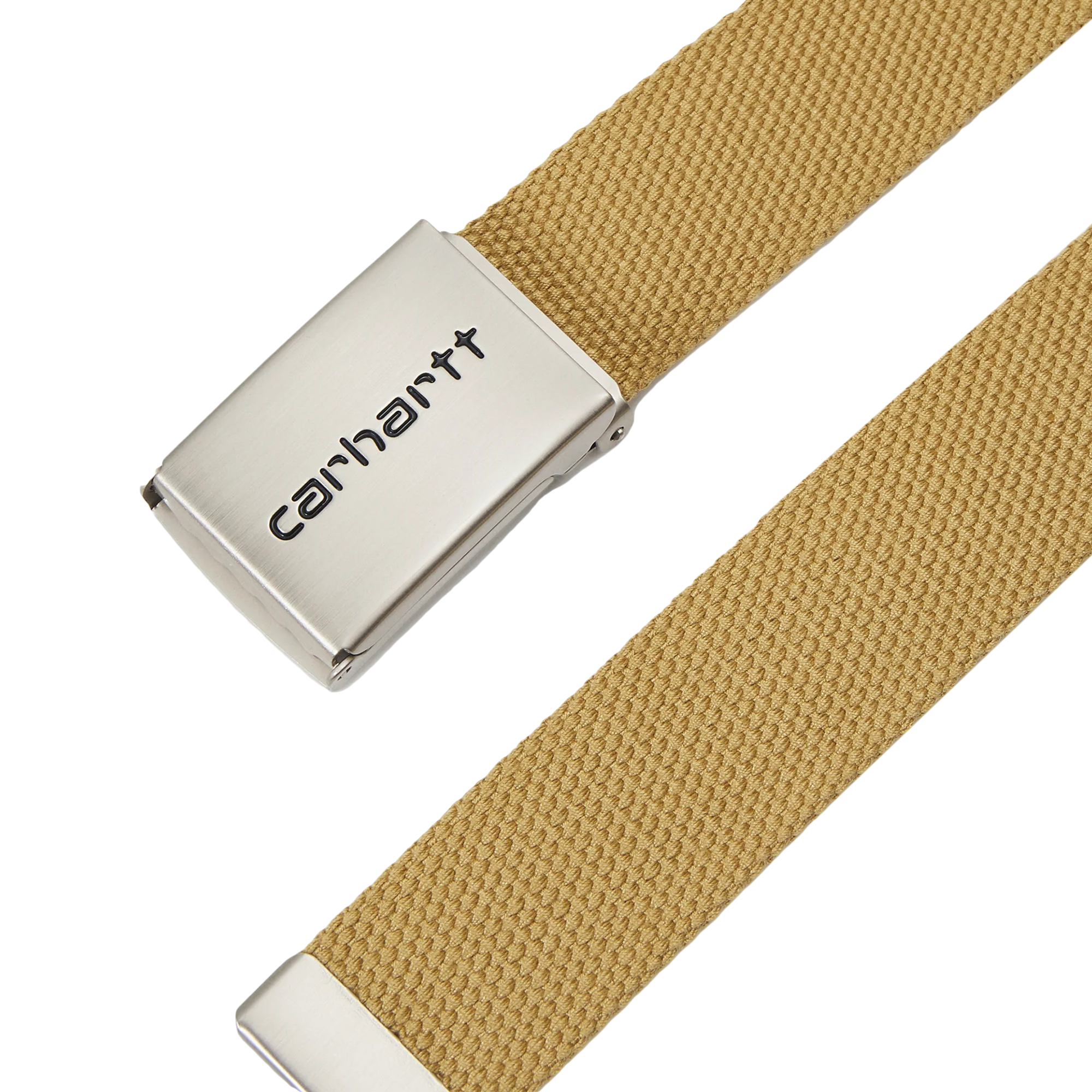 Carhartt WIP Clip Belt Chrome Bourbon