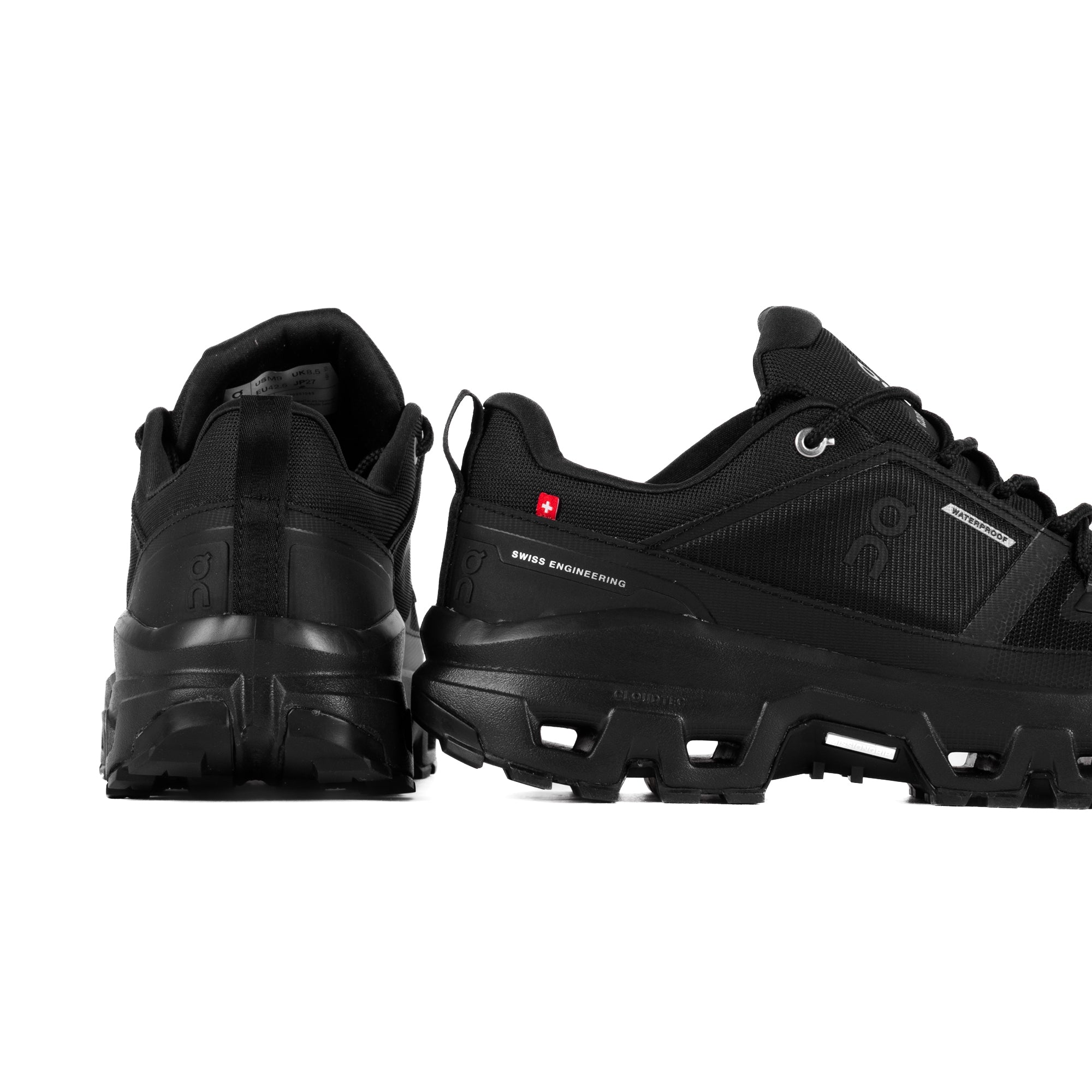 On Cloudrock Low WP Black/Black