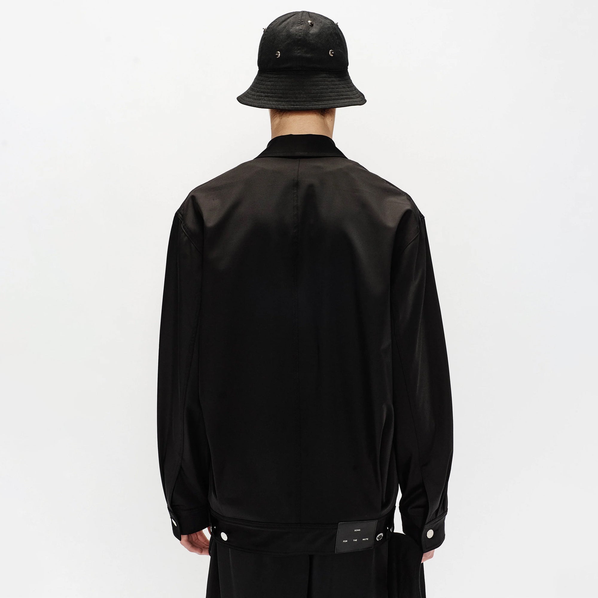 Song For The Mute Coach Jacket Black 251_MJK067_POLYBLK
