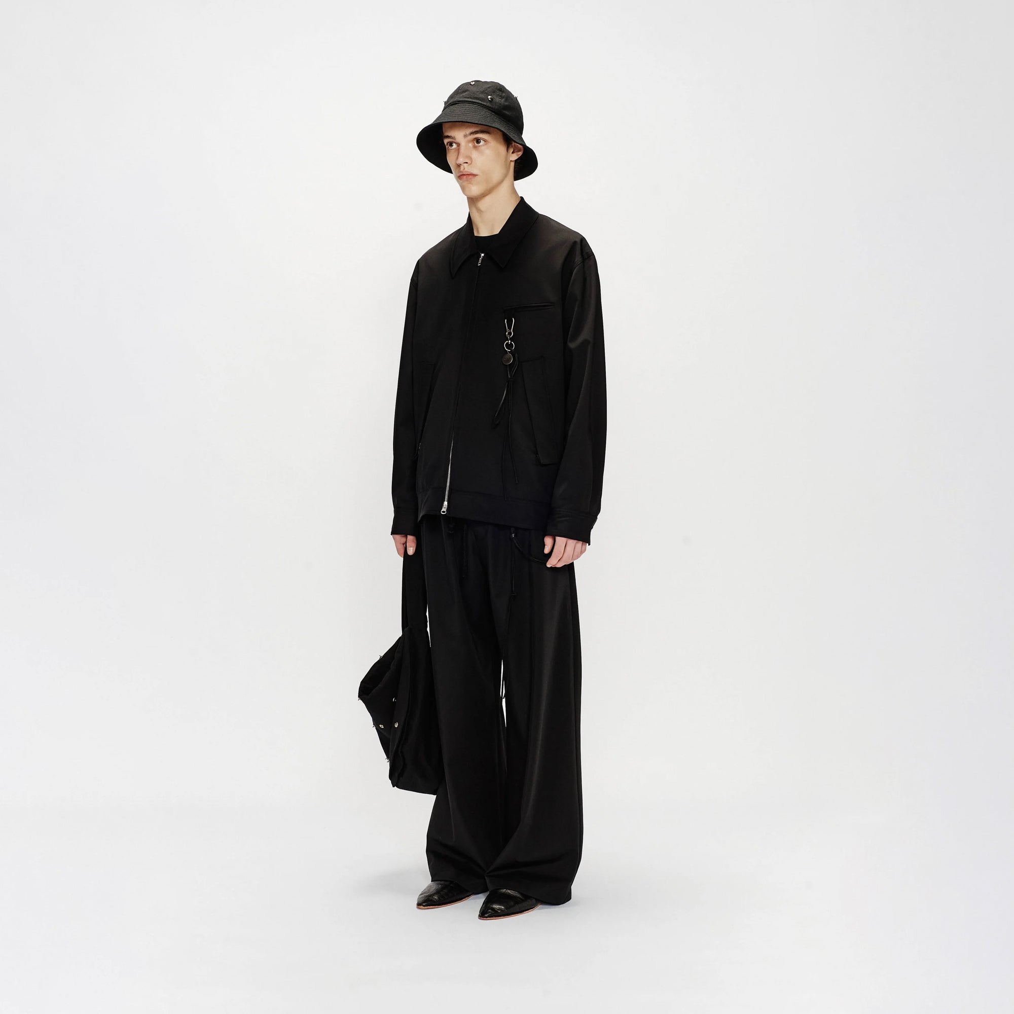 Song For The Mute Coach Jacket Black 251_MJK067_POLYBLK