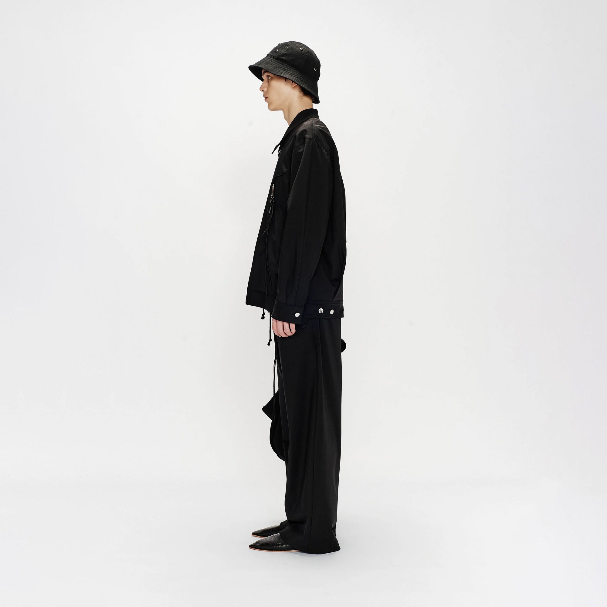 Song For The Mute Coach Jacket Black 251_MJK067_POLYBLK