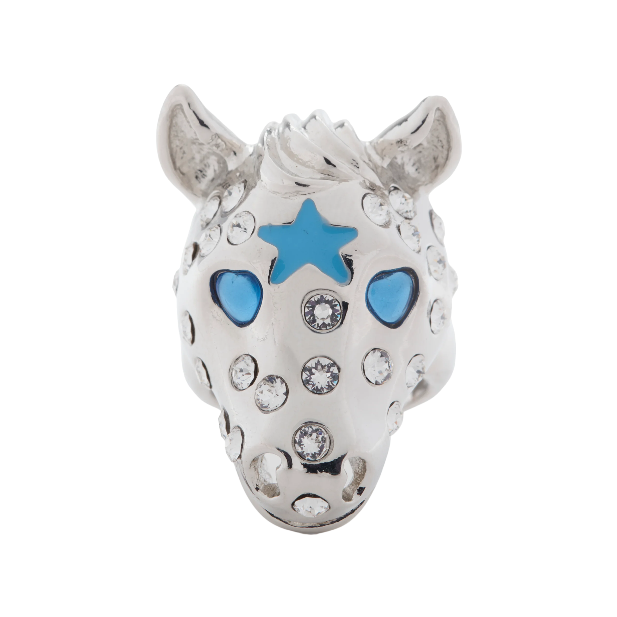 Collina Strada Baby Pony Ring Silver Sky Freckles