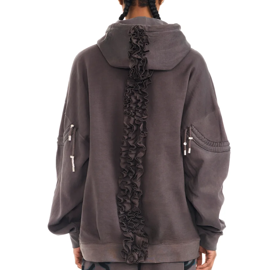 Collina Strada Charcoal Flower Burst Hoodie