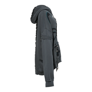Collina Strada Charcoal Flower Burst Hoodie