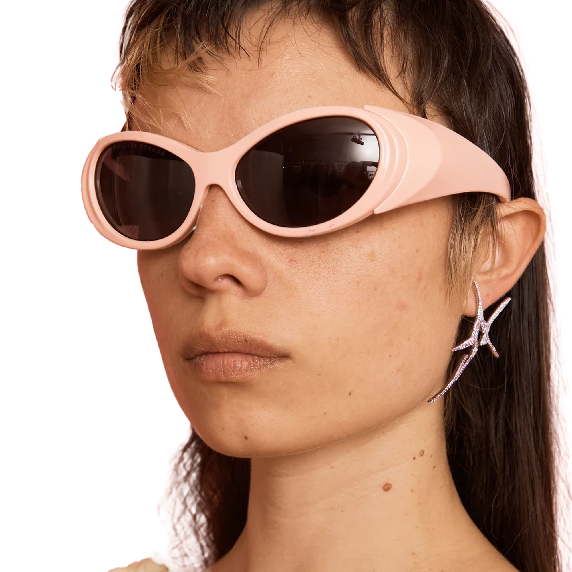 Collina Strada Cocoon Sunglasses Pink