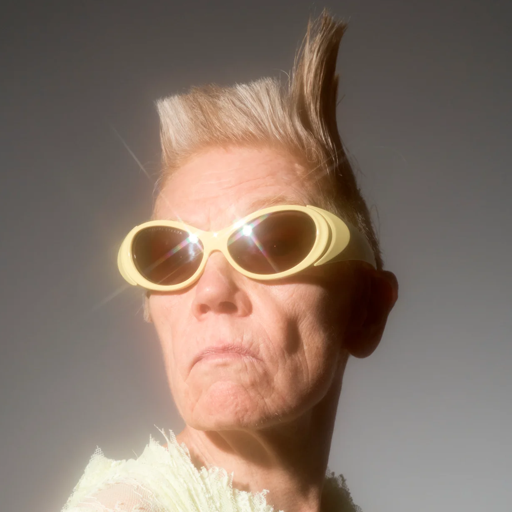 Collina Strada Cocoon Sunglasses Lemon