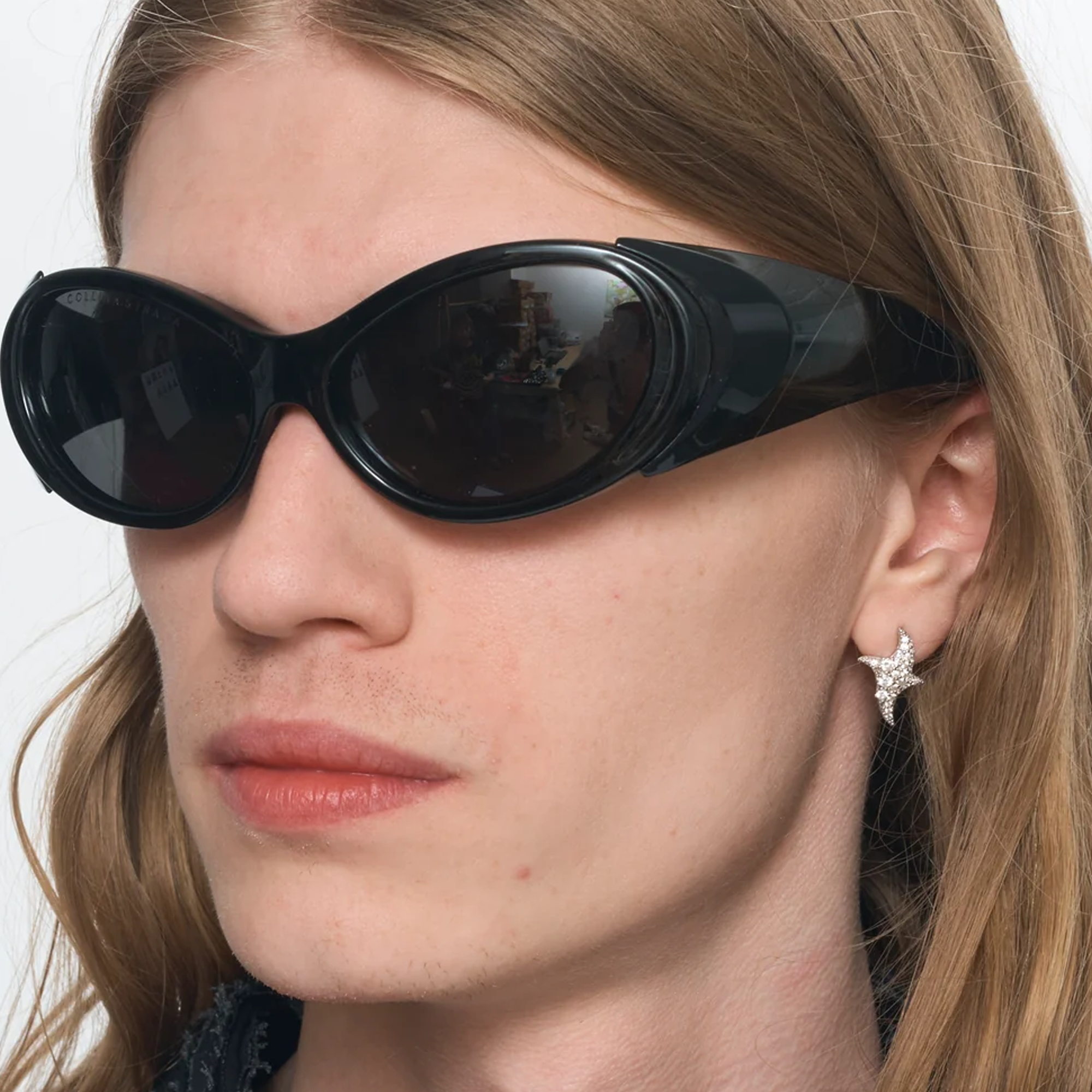 Collina Strada Cocoon Sunglasses Black