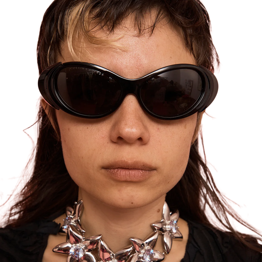 Collina Strada Cocoon Sunglasses Black