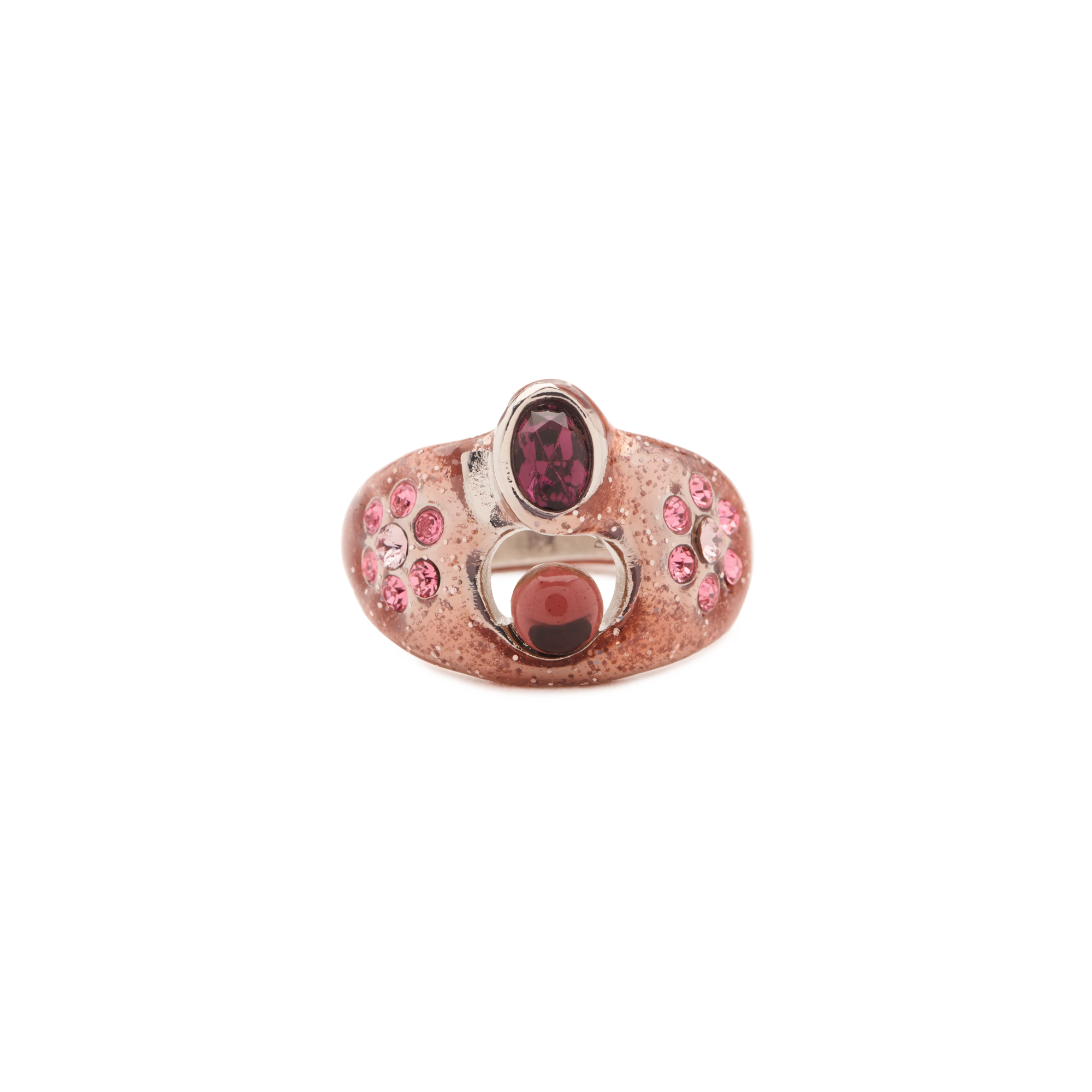 Collina Strada Cosmic Ring Metallic Pink
