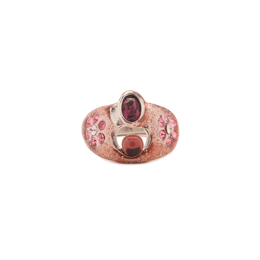 Collina Strada Cosmic Ring Metallic Pink