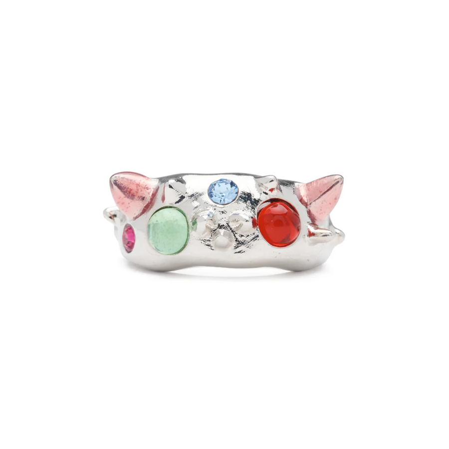 Collina Strada Demi Alien Ring Silver Multi