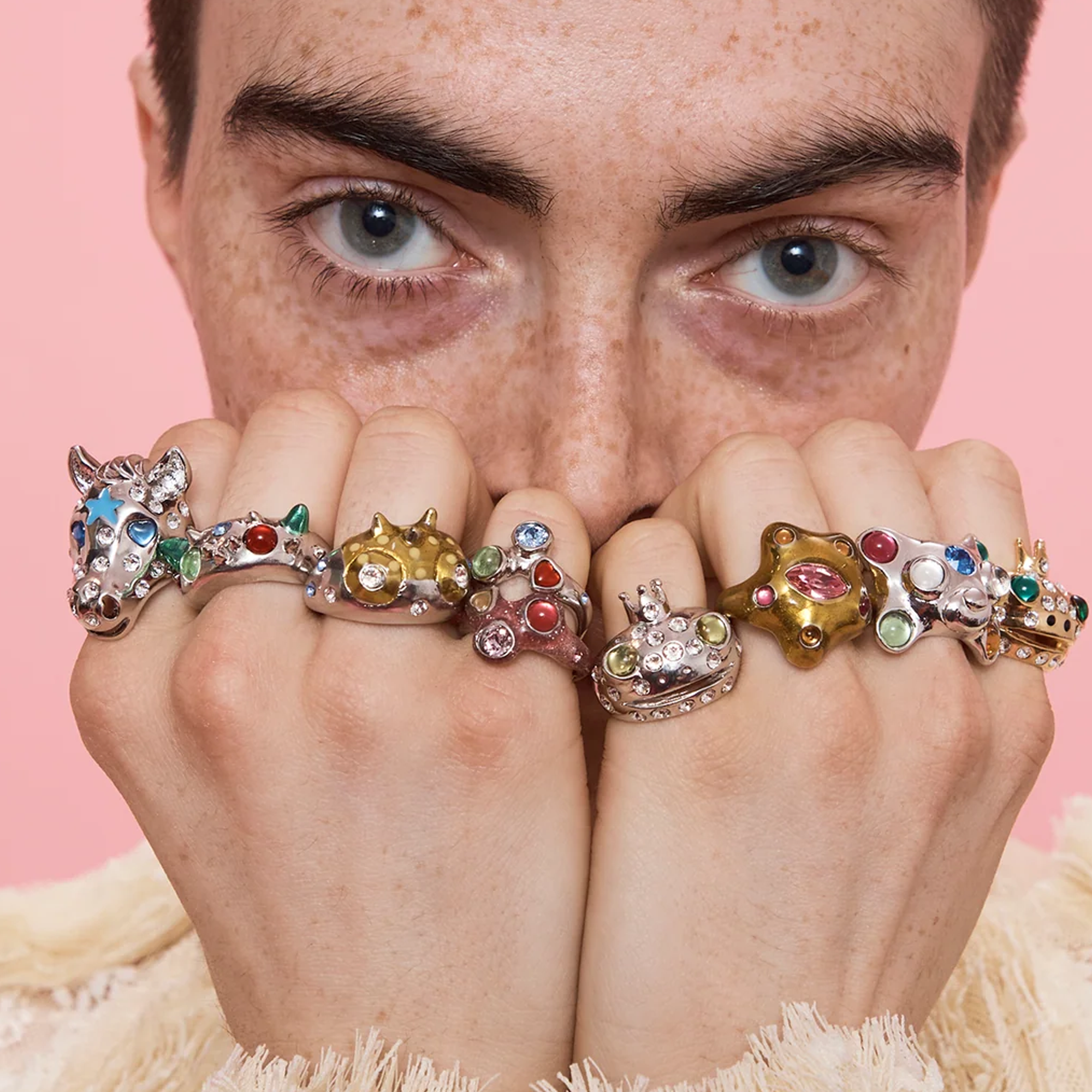 Collina Strada Demi Starlette Ring Lemon