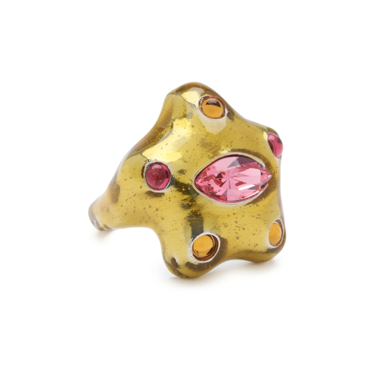 Collina Strada Demi Starlette Ring Lemon