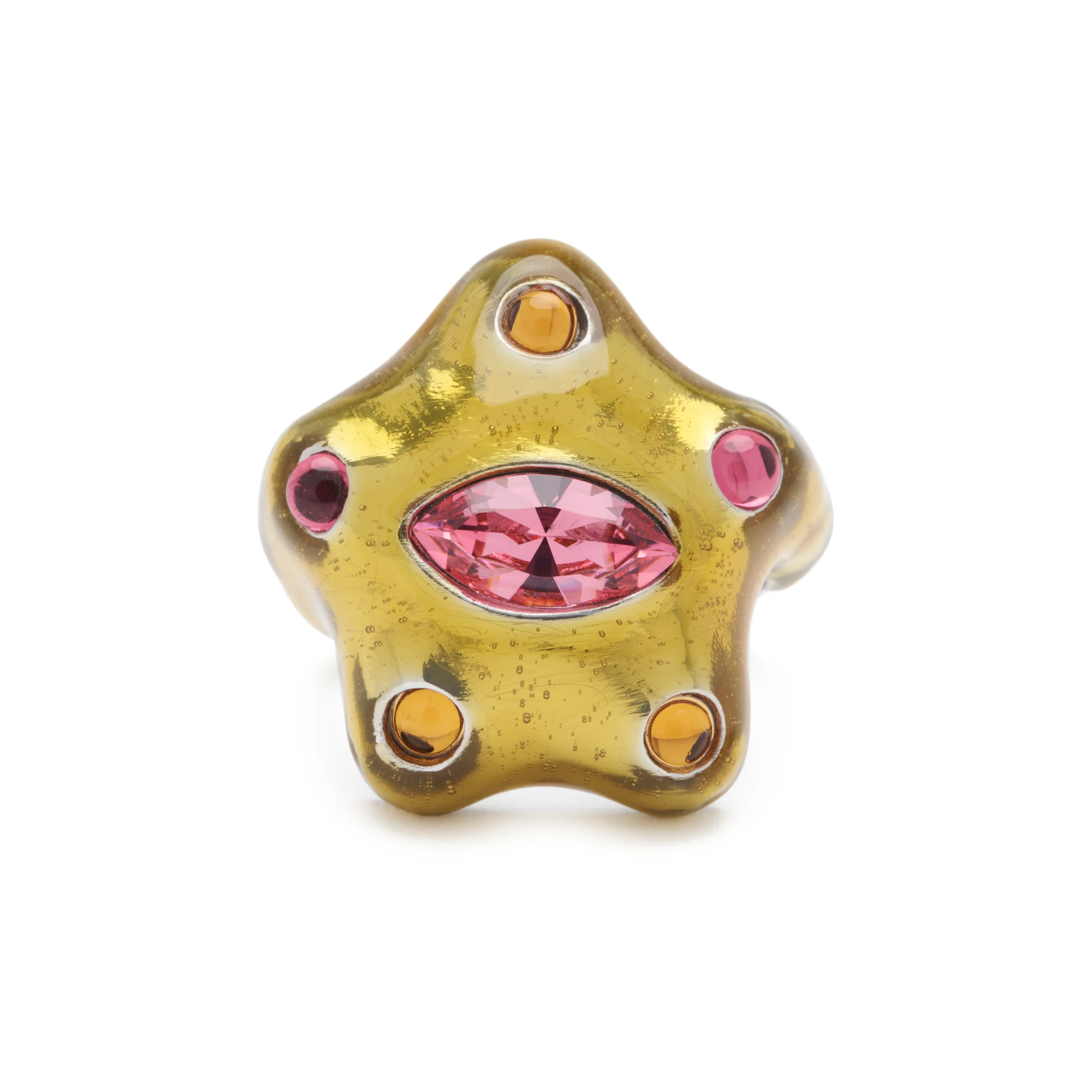 Collina Strada Demi Starlette Ring Lemon