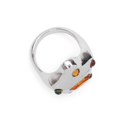 Collina Strada Demi Starlette Ring Silver Multi