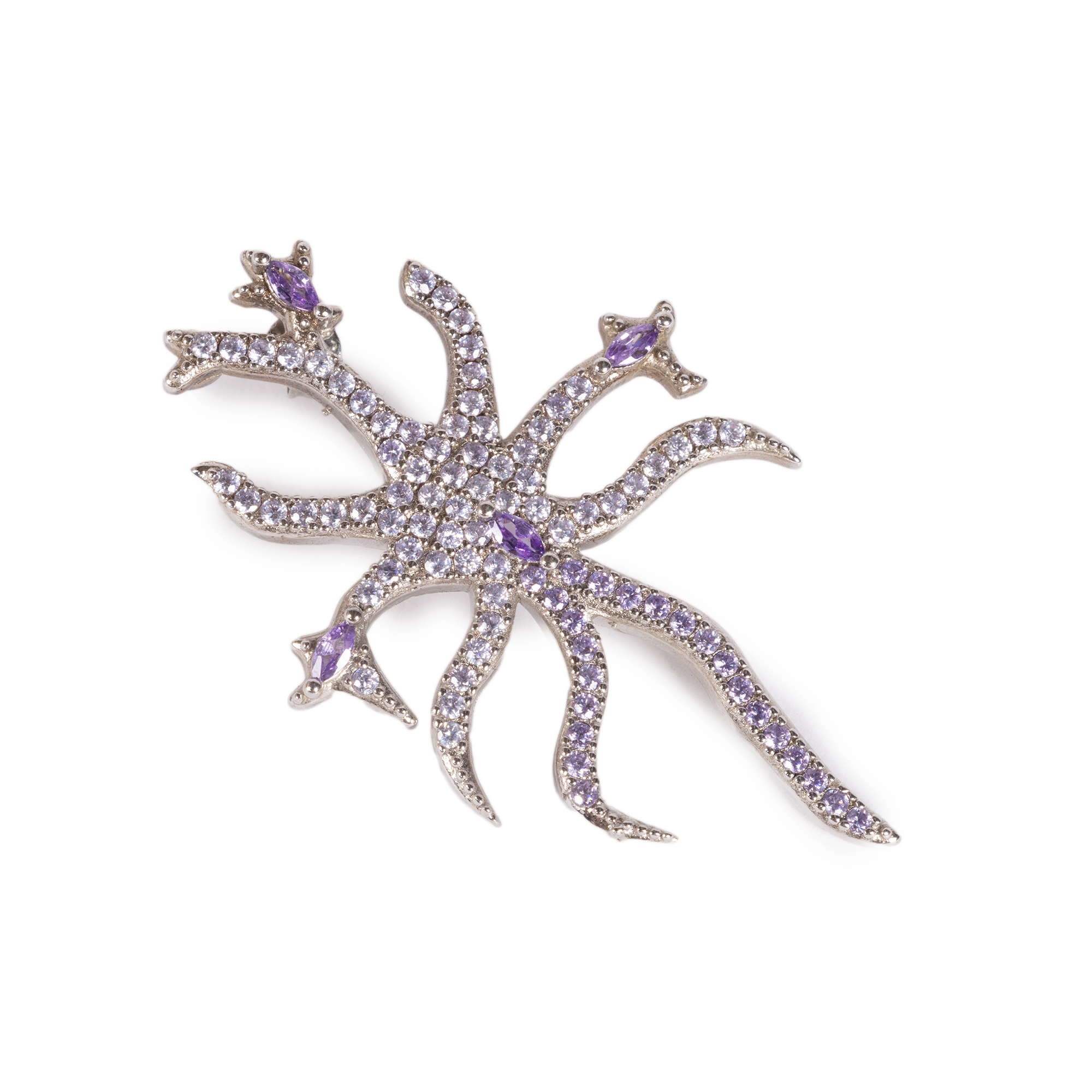 Collina Strada Etoile Earrings Amethyst