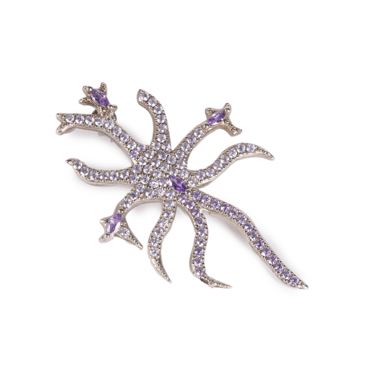 Collina Strada Etoile Earrings Amethyst