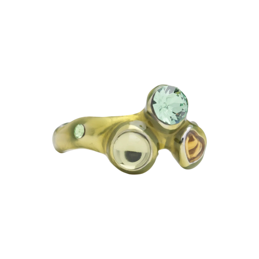 Collina Strada Florence Ring Lime Multi
