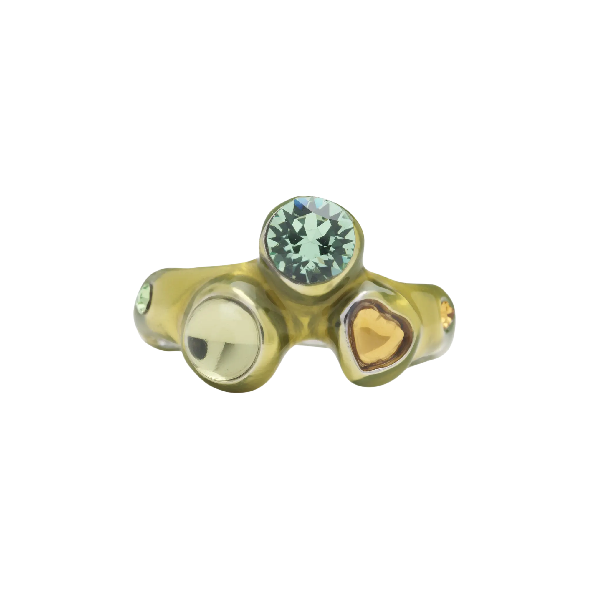 Collina Strada Florence Ring Lime Multi