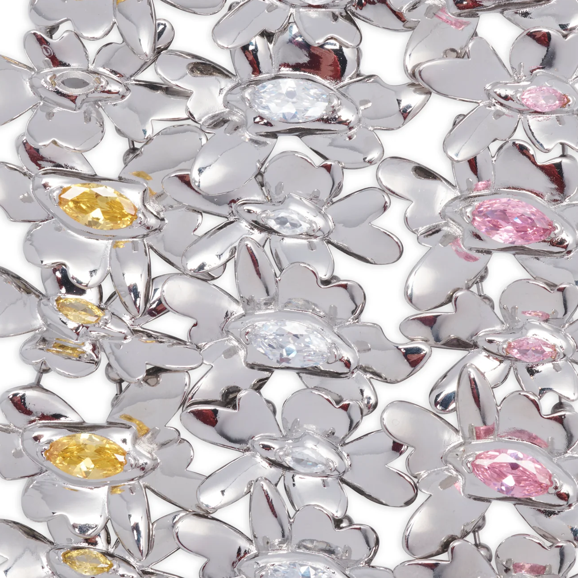 Collina Strada Mega Daisy Necklace Soft Pink