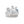 Collina Strada Princess Bear Ring Silver Sky Freckles